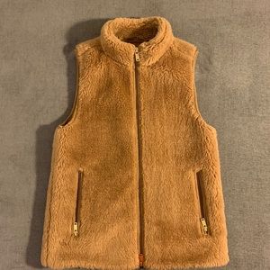 Jcrew Fleece Teddy Vest